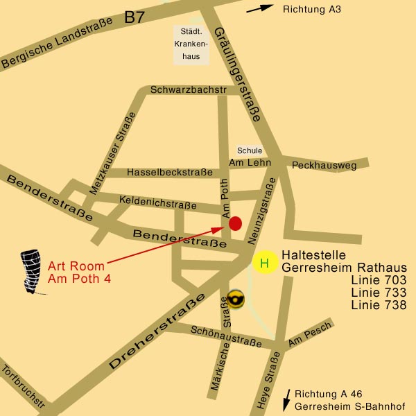 Anfahrt Art Room